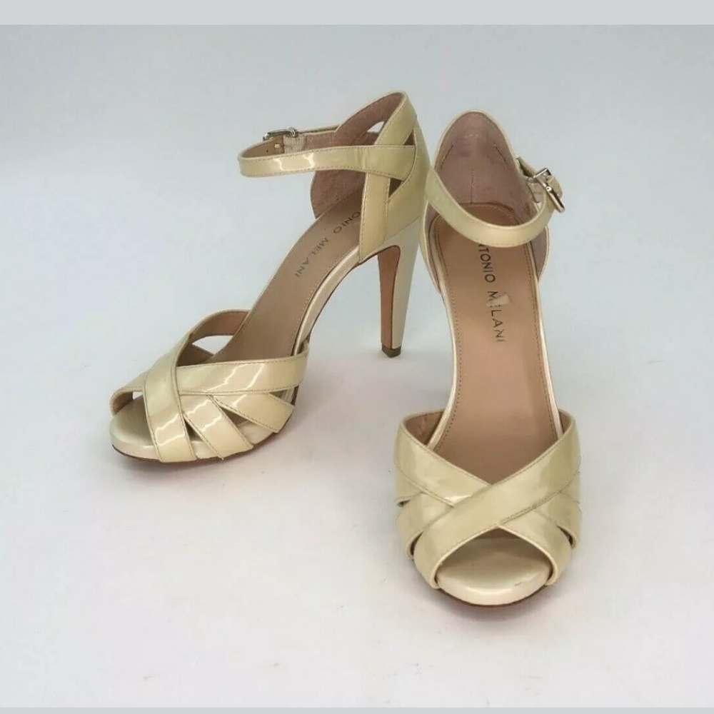 Antonio Melani Ivory Heels Size 6